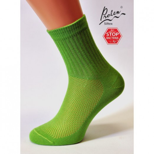 Společenské ponožky Oto krátké zelené