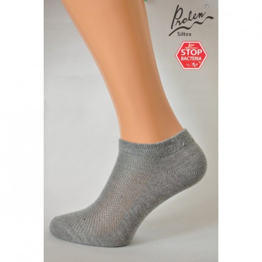 Kotníkové ponožky Fit šedé