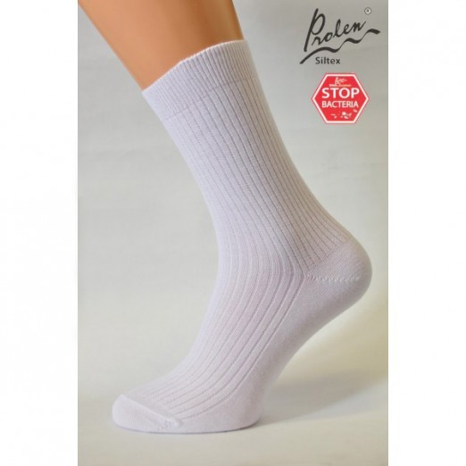 Nadměrné ponožky Lukáš bílé XXL