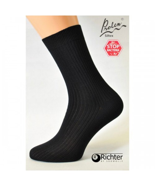 Nadměrné ponožky Lukáš černé XXL - VLNA Merino