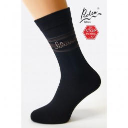 Společenské ponožky Silver černé